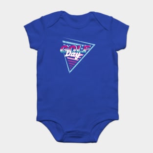 the golf day retro Baby Bodysuit